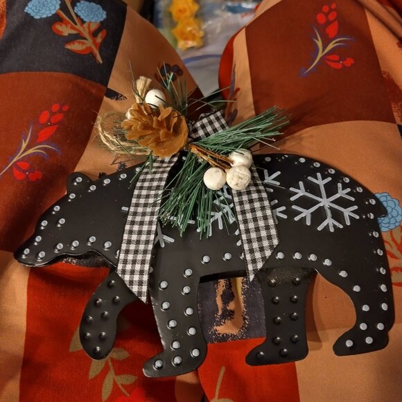 CHRISTMAS BEAR TREE DECORATION - Picture 1 of 1